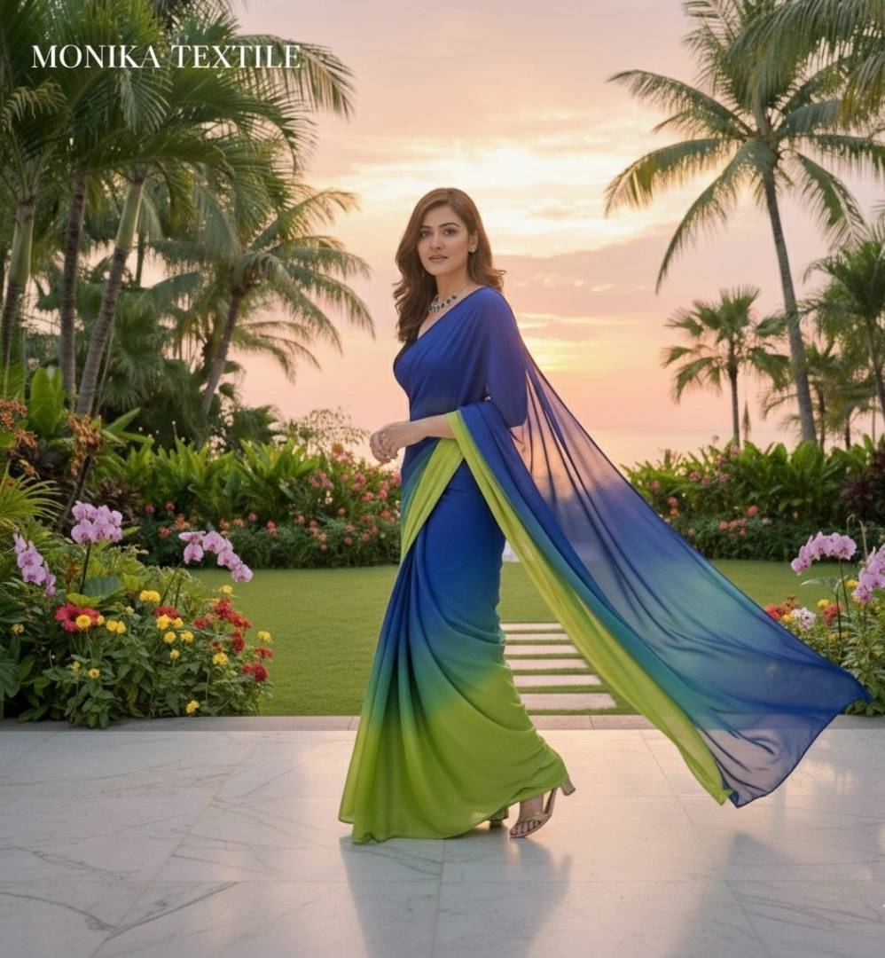 TIE DYE SILK SAREE