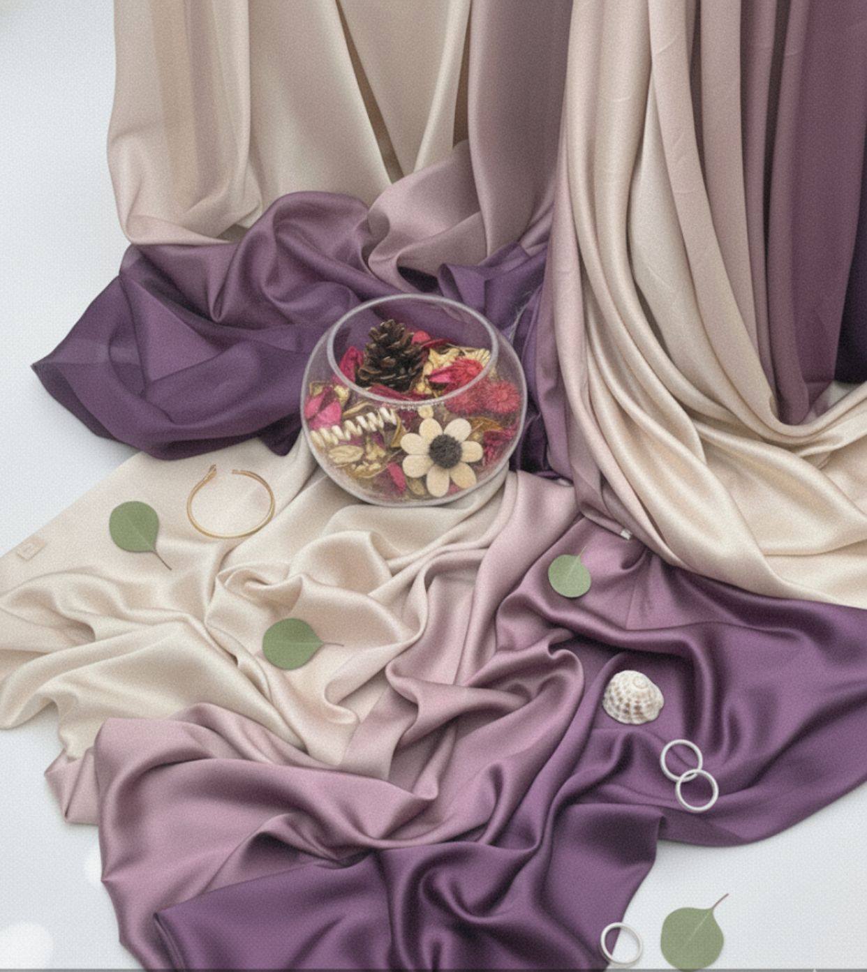 TIE DYE WHITE AND PURPLE