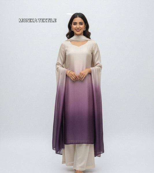 TIE DYE WHITE AND PURPLE