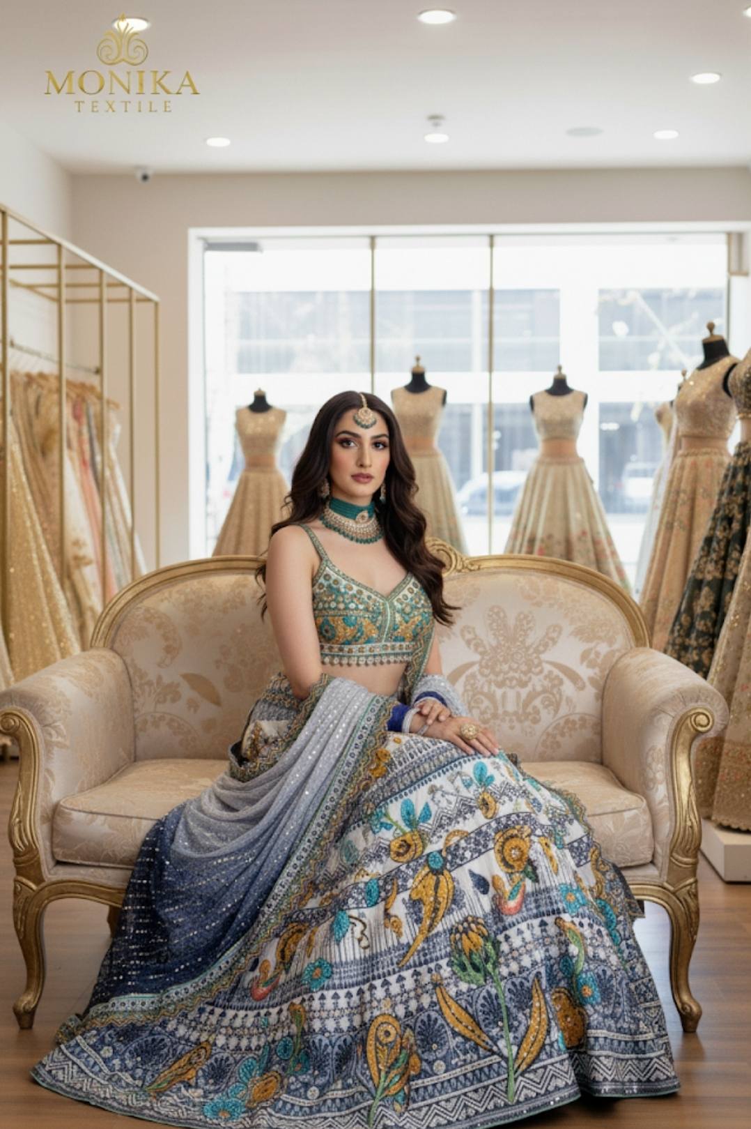 USA DESIGNED LEHANGA