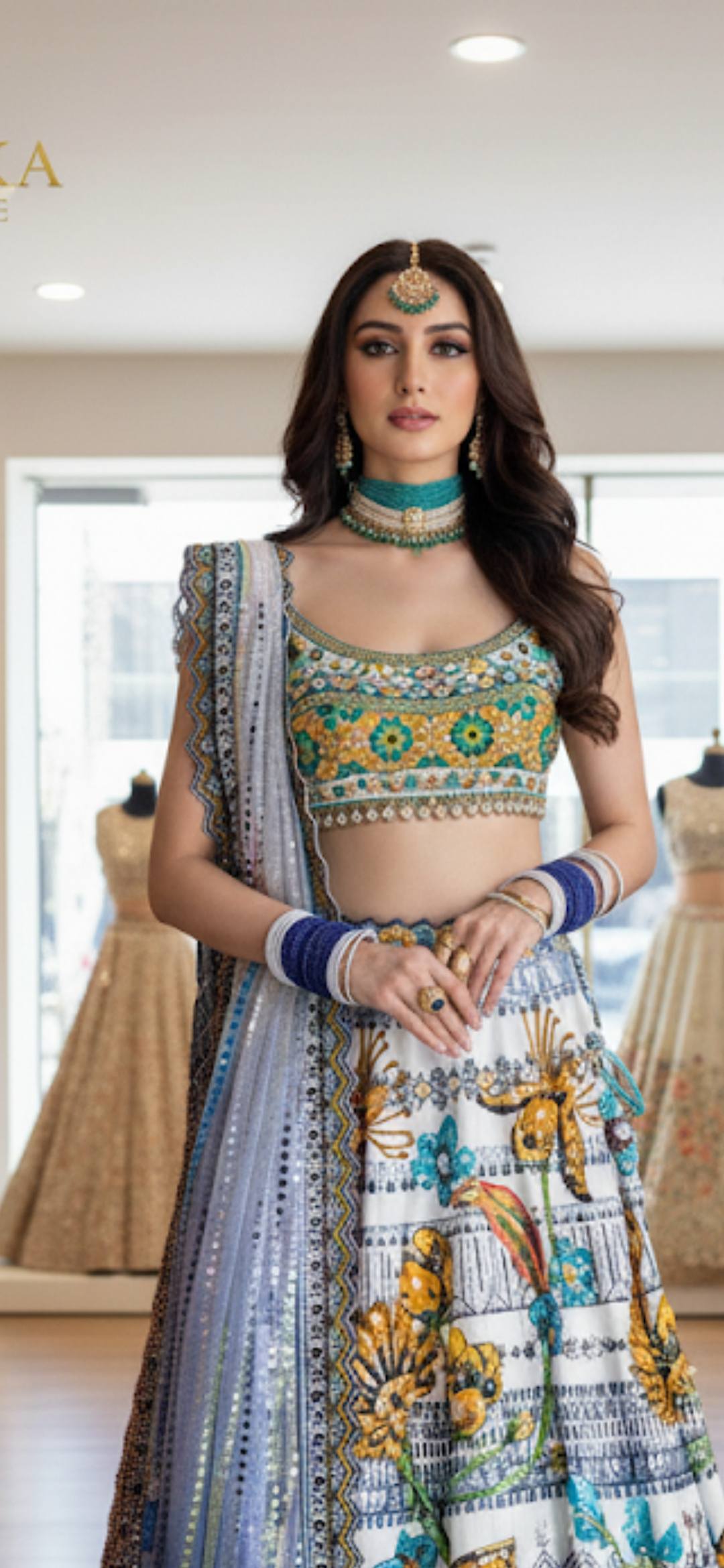 USA DESIGNED LEHANGA